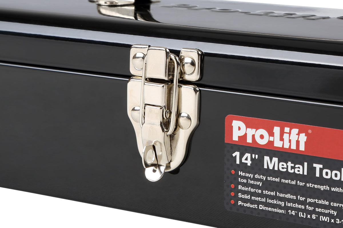 14-inch Metal Tool Box with Handle T7276