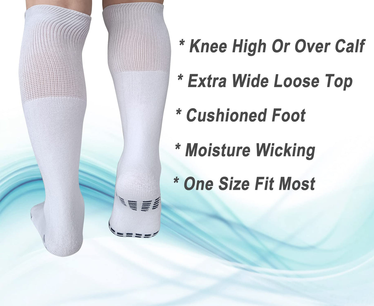 Knee High Sock Liner for Orthopedic Walking Boots Q993736