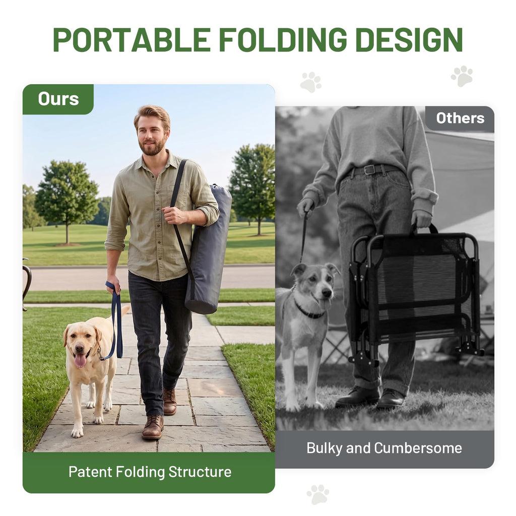 Elevated Cooling Dog Bed with Breathable Mesh K908095