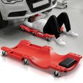 40 in Low-Profile Rolling Mechanic Creeper, Red M155