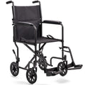 Compact Lightweight Steel Transport Wheelchair with 19in Seat E773