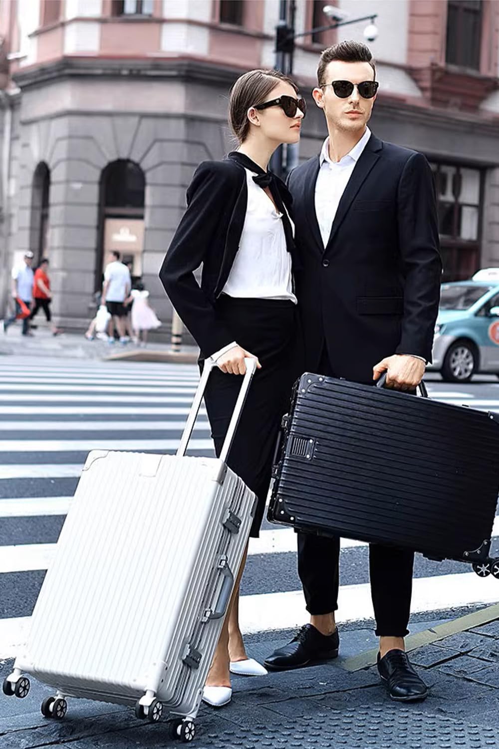 Zipperless Aluminum Frame 20 Inch Carry On Suitcase P99901