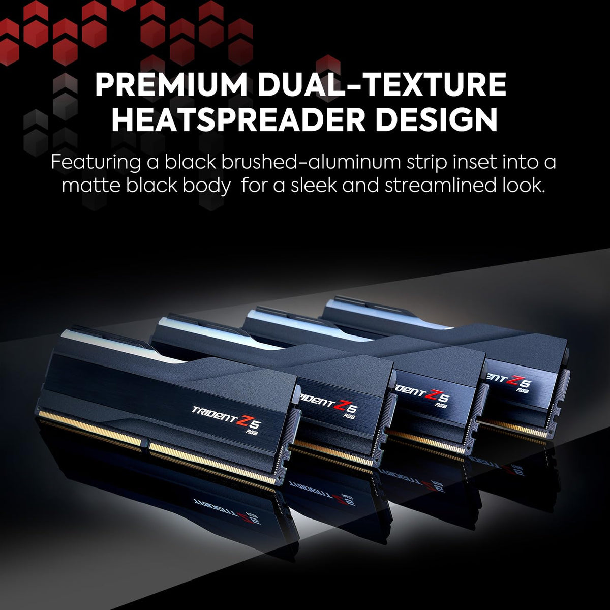 DDR5 RAM 64GB (2x32GB) 6400MT/s Matte Black Y9550