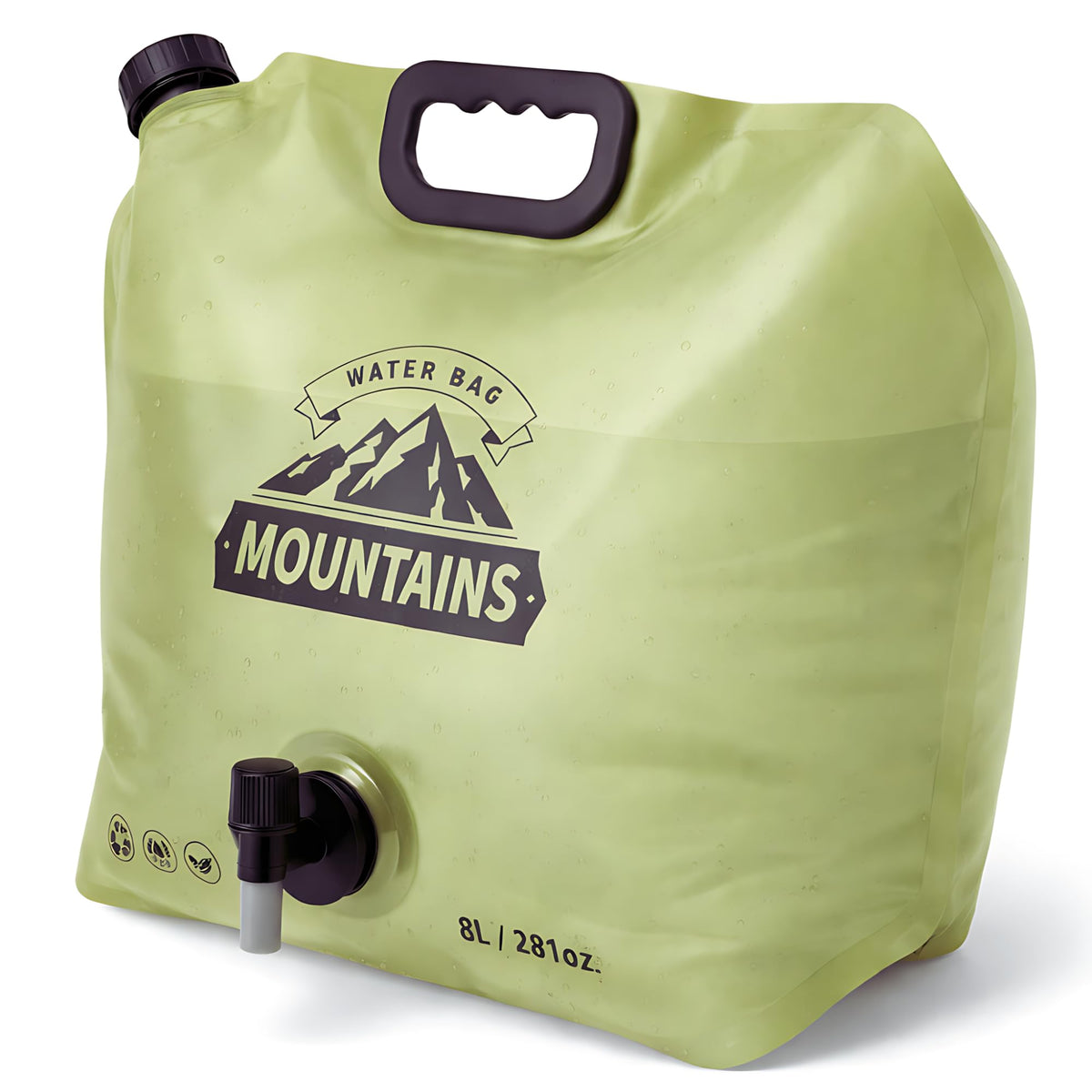 2 Gallon Collapsible Water Container with Spout N142