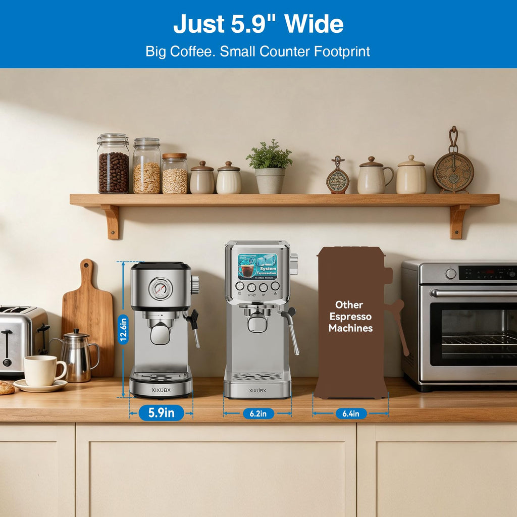 20 Bar Espresso Machine with Milk Frother J36971