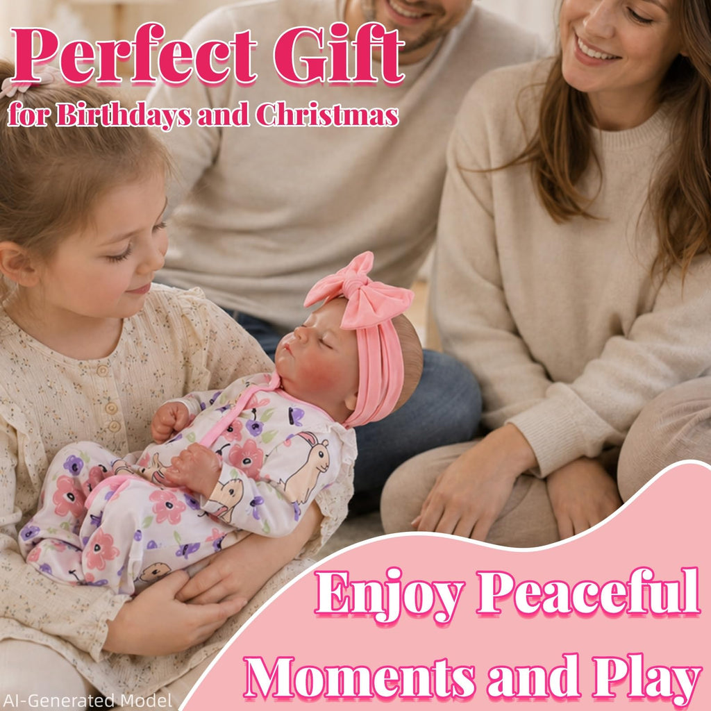 20 Inch Closed-Eye Reborn Baby Doll Q934