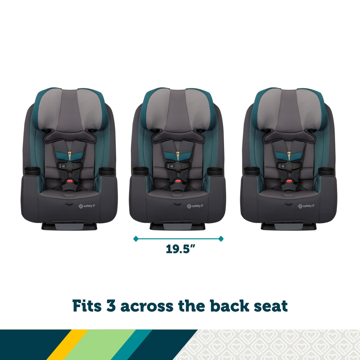 3-in-1 Convertible Car Seat, 5-100 lbs R824