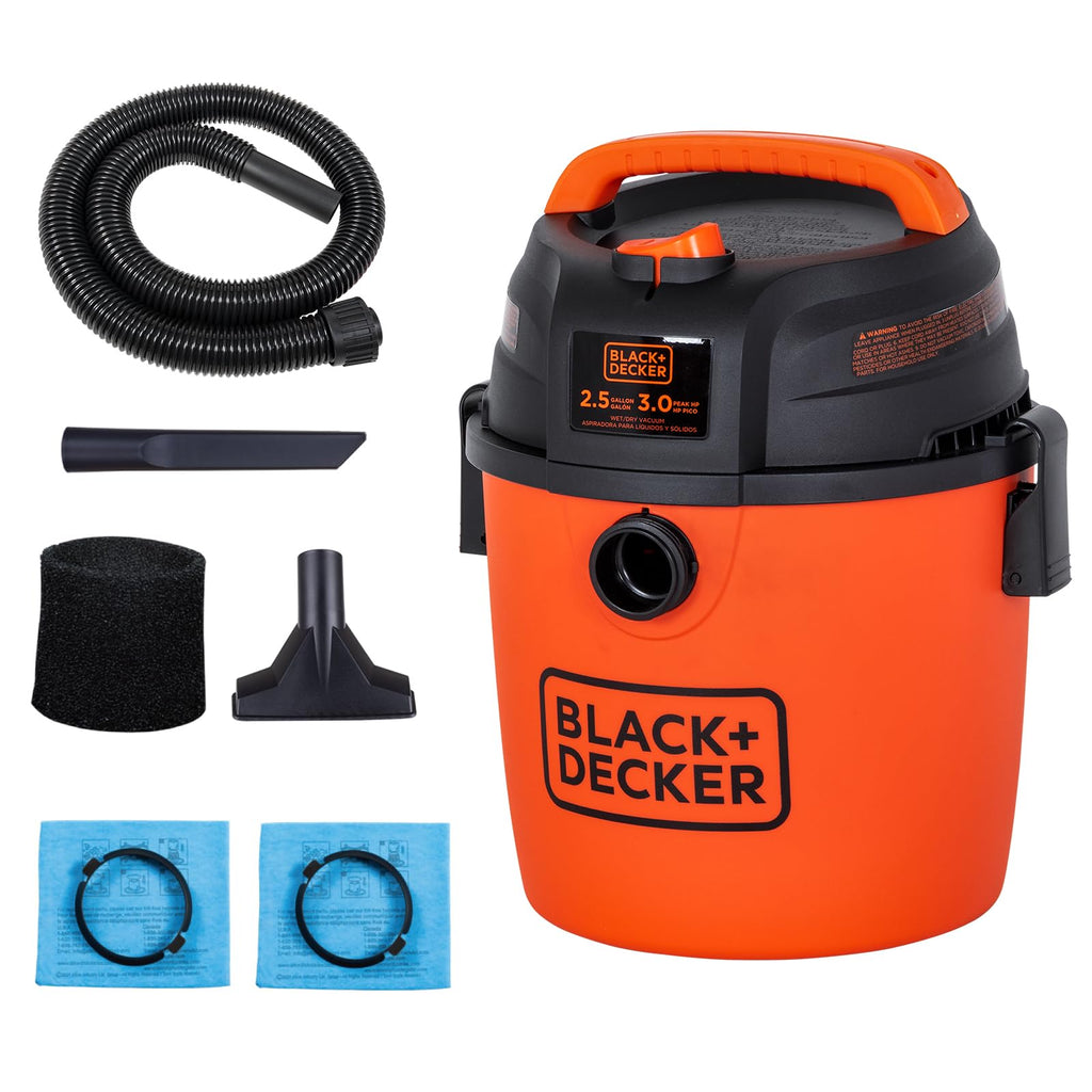 2.5 Gallon Wet Dry Shop Vacuum W6394