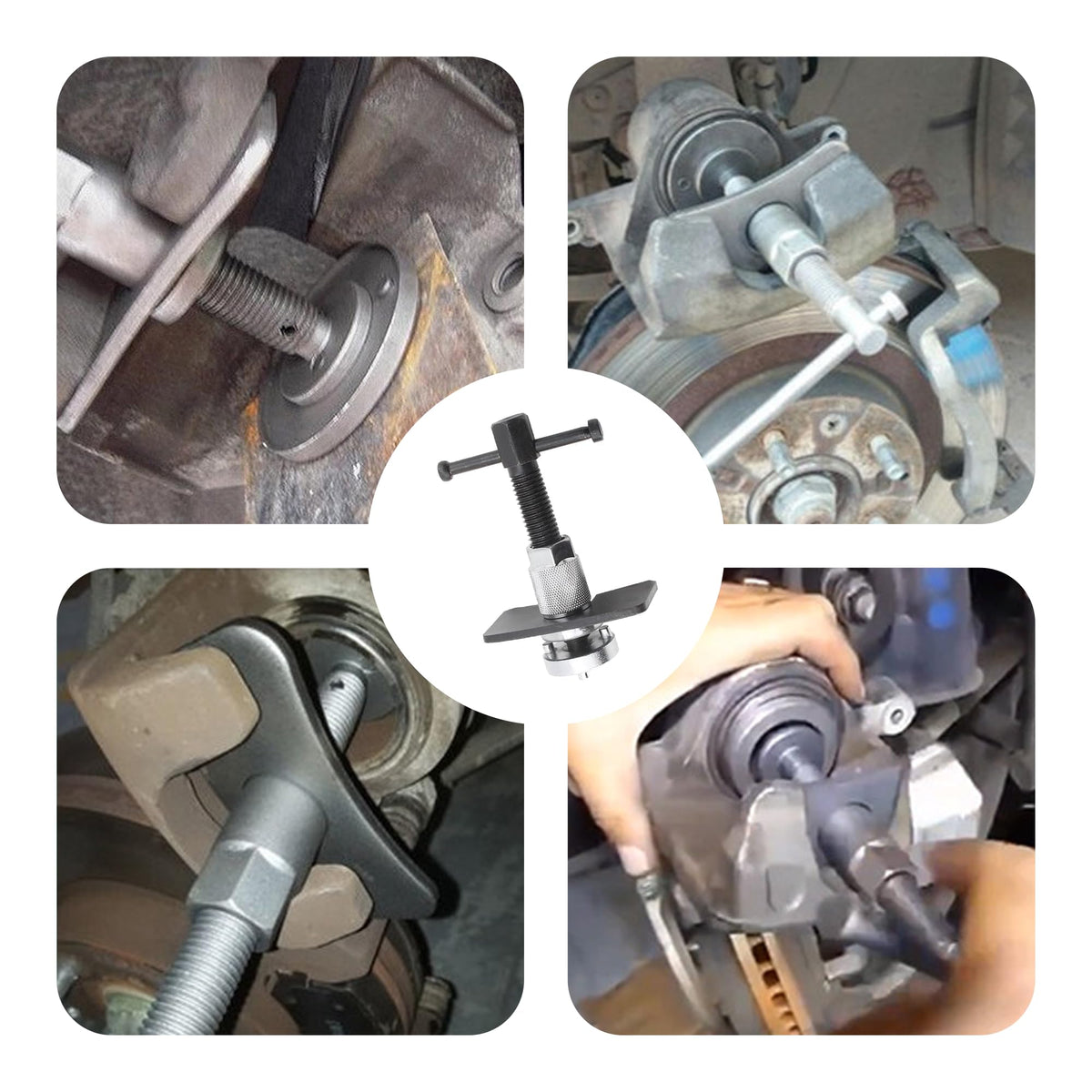 Disc Brake Caliper Piston Rewind Tool 3pcs Set E26508