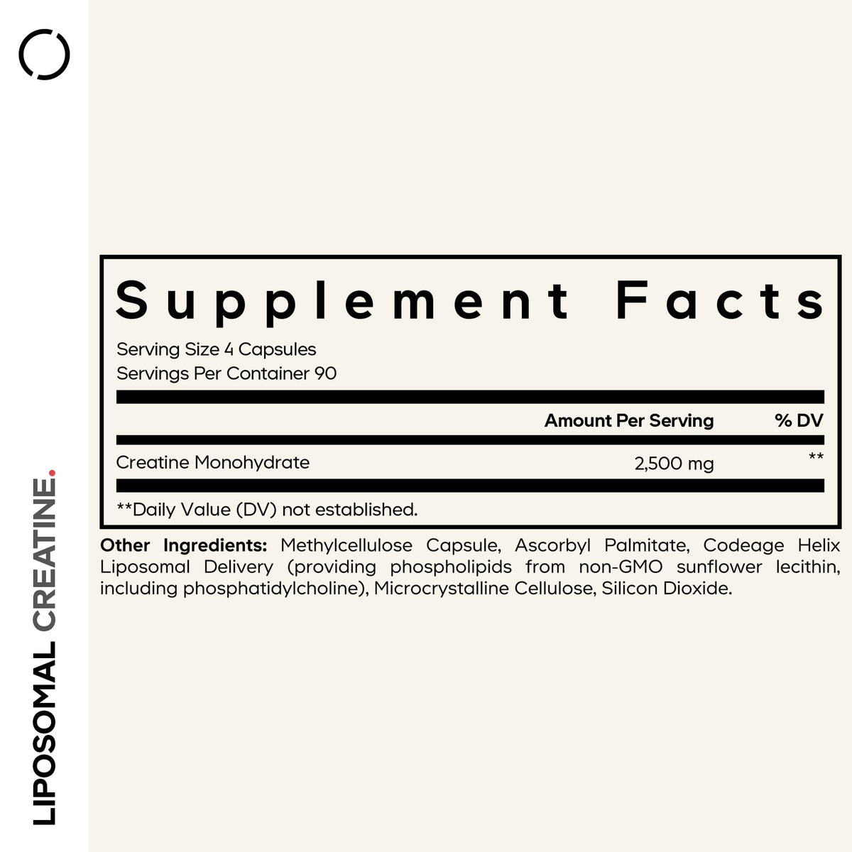 Micronized Creatine Monohydrate 2500mg 360 Capsules Q452704