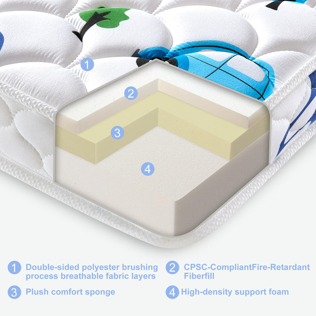 Foam Baby Crib & Toddler Mattress, 52" x 27.6" x 5" M49635