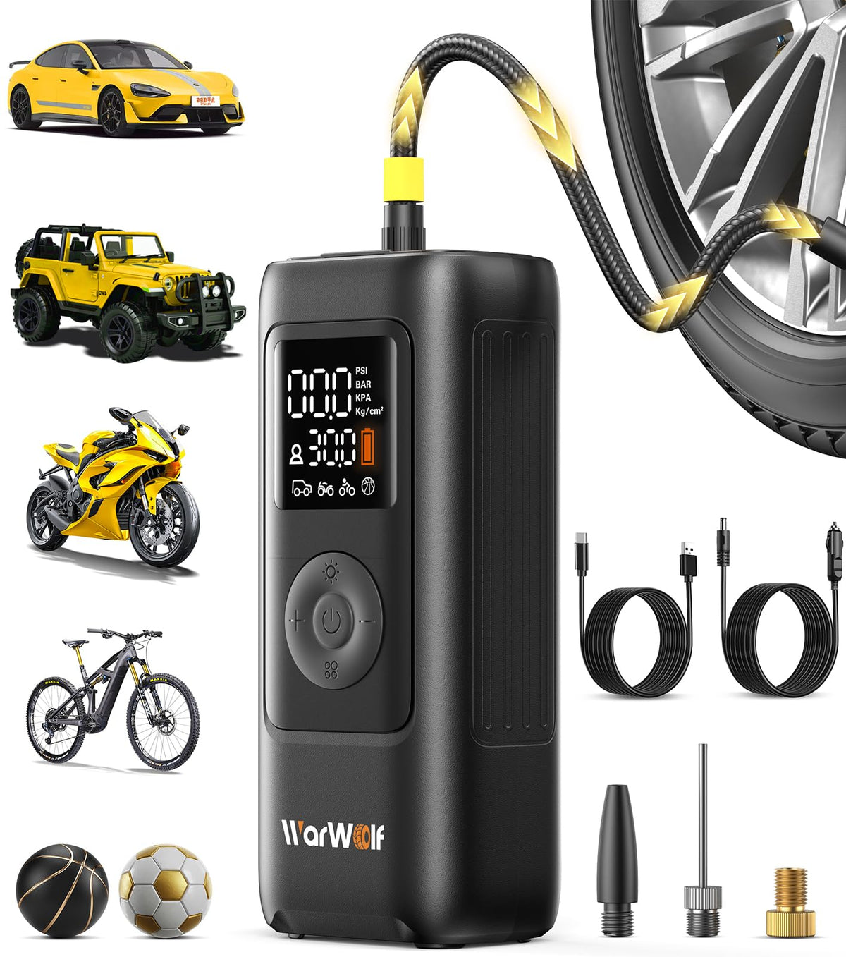 Heavy Duty Portable Air Compressor 160PSI O933