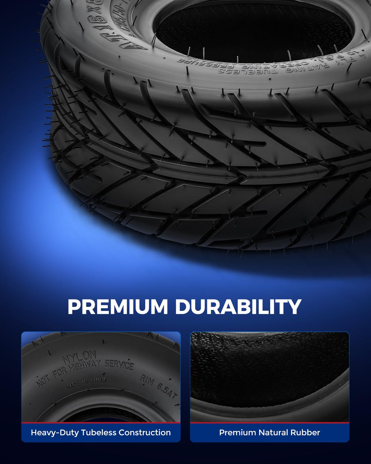All-Terrain Tires 19x7-8 Set 2 O192