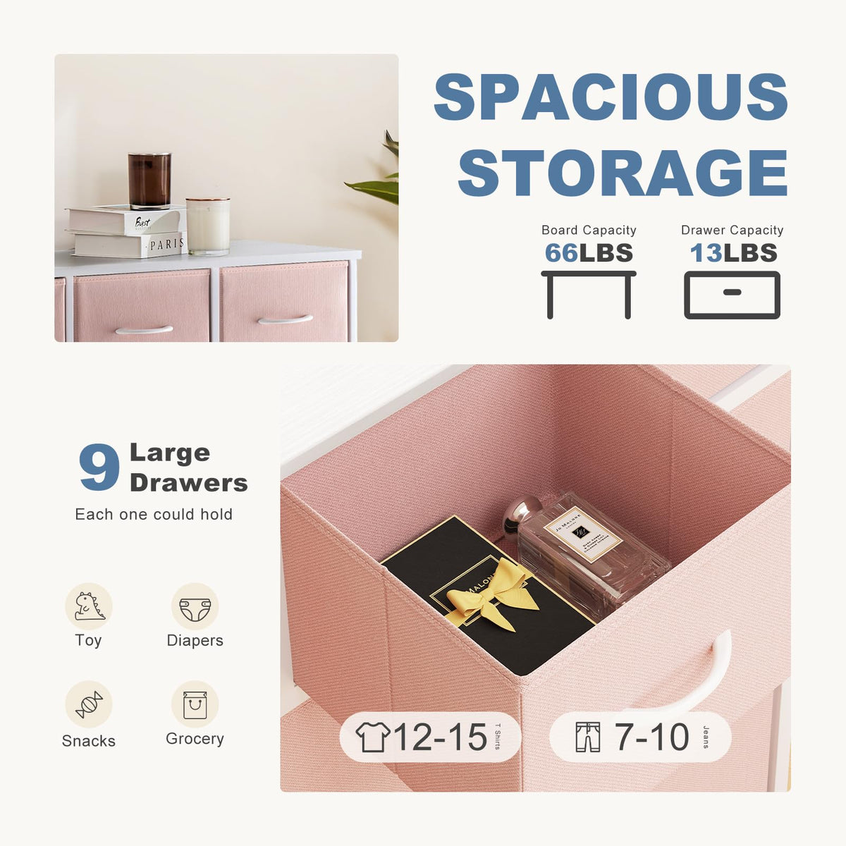 9 Drawer Dresser D128
