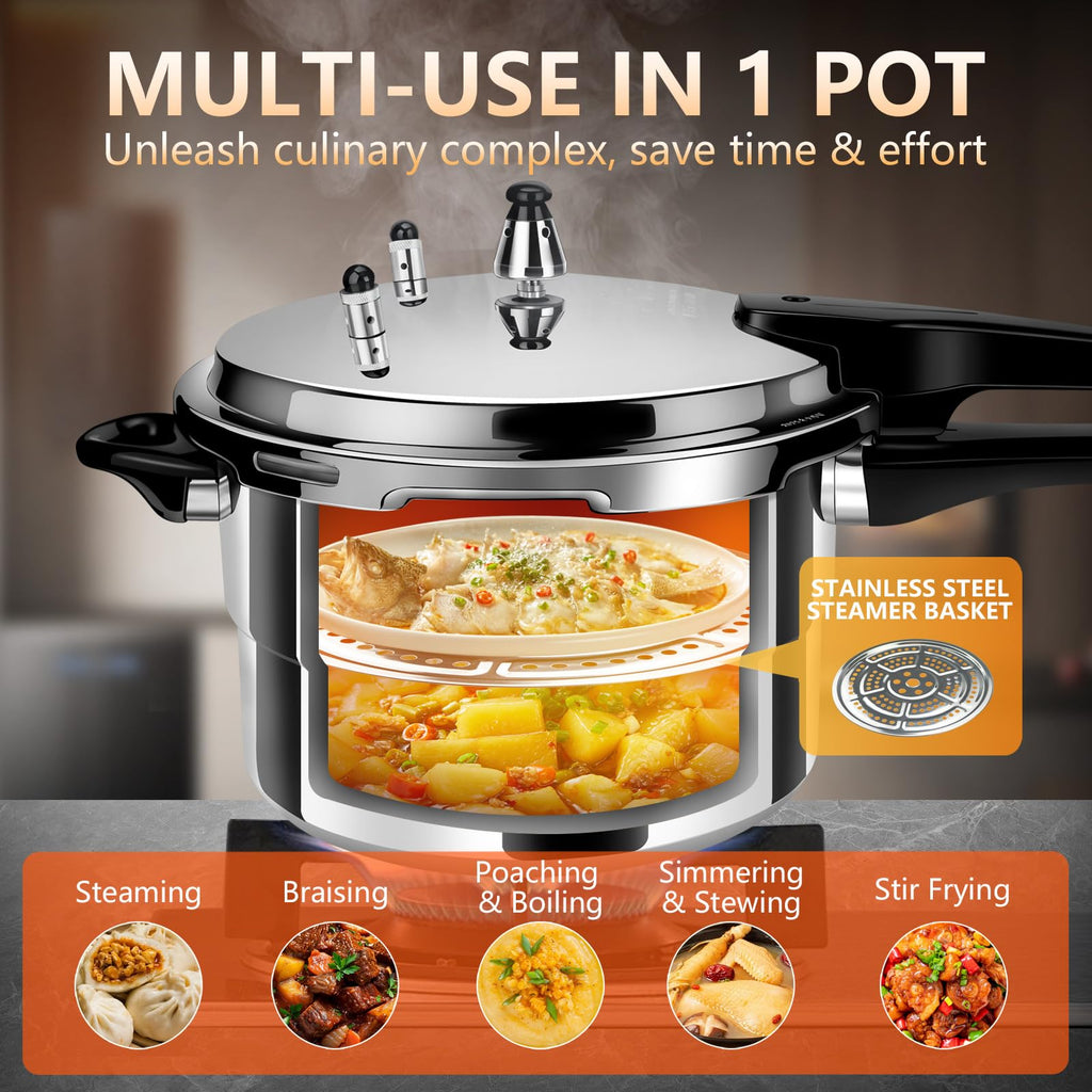 Aluminum 4.22Qt Pressure Cooker K85328