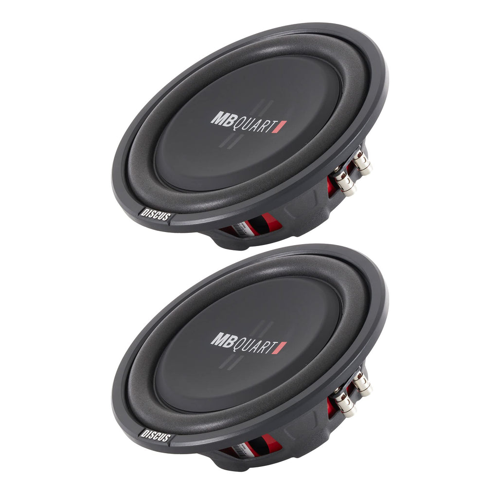 10 Inch 400W 4 Ohm DVC Car Subwoofer, 2 Pack B118778