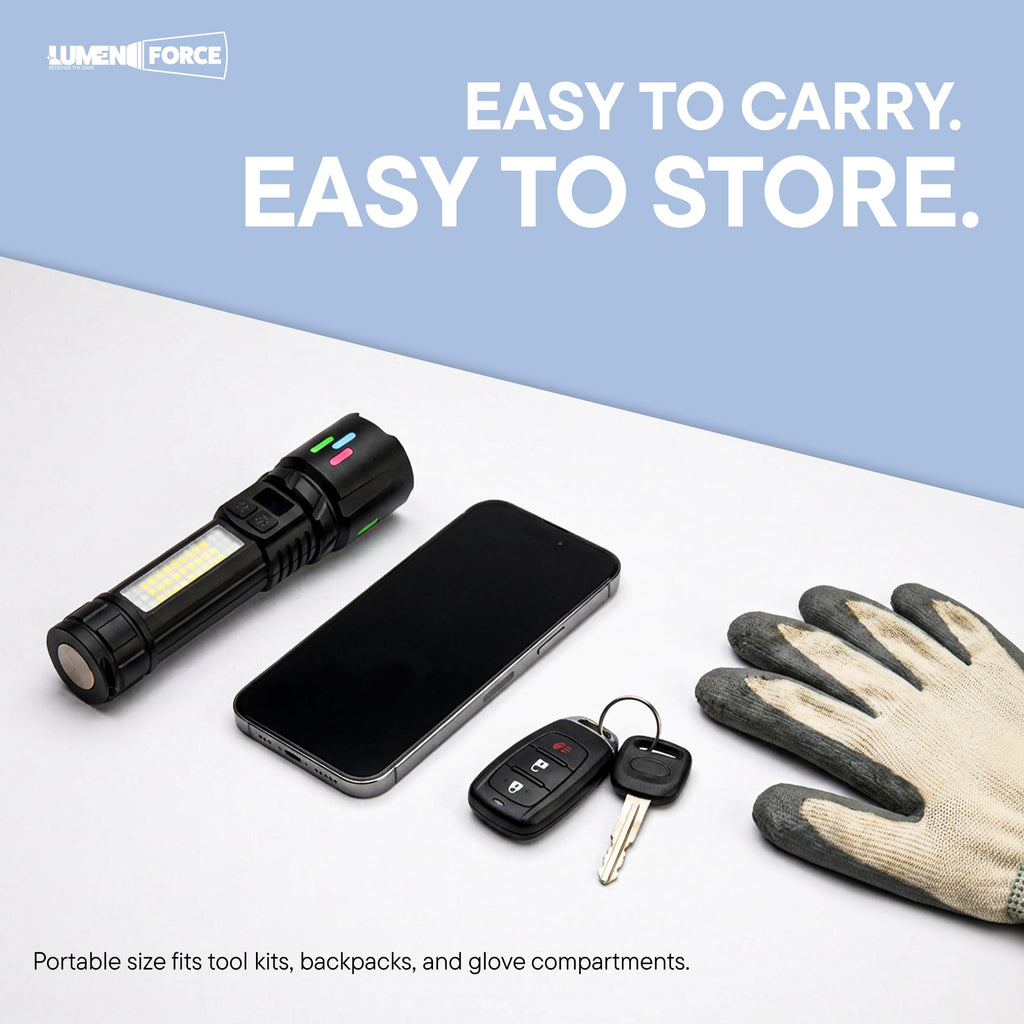 Magnetic Rechargeable Flashlight 1000 Lumen USB-C X967872