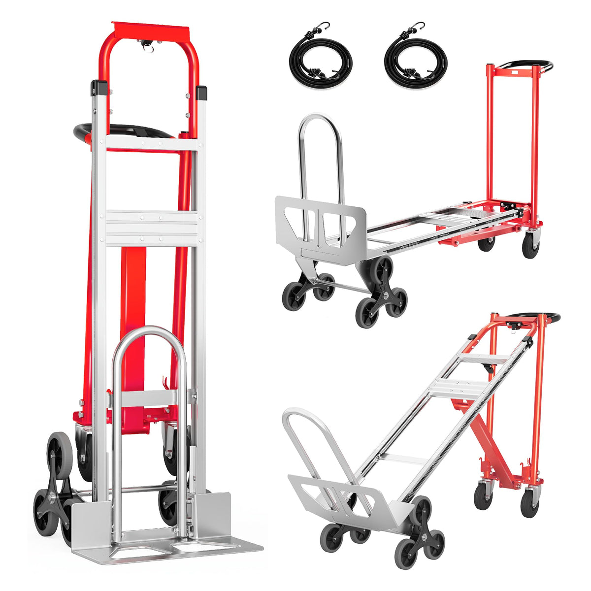 1000 lb Aluminum Steel Convertible Hand Truck I45291