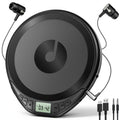 Portable CD Player with Headphones Anti-Skip Shockproof LCD Display U465