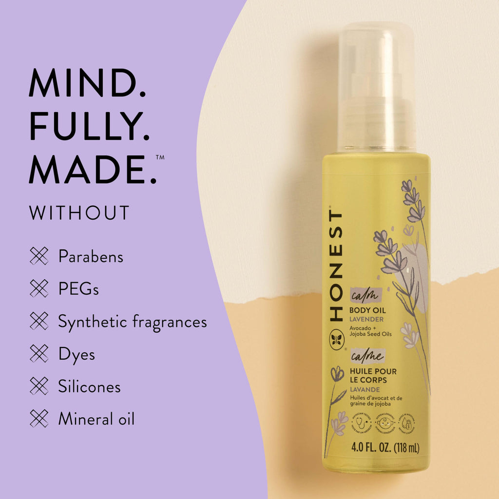 Hypoallergenic Lavender Infused Body Oil 4.0 fl oz D57639