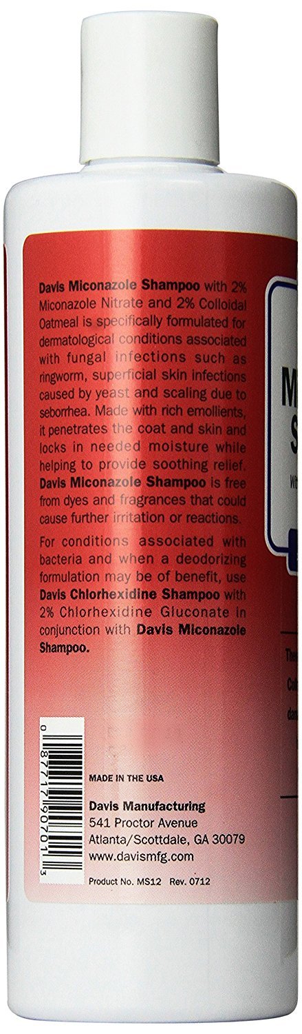 Miconazole Pet Shampoo, 12 Oz H168