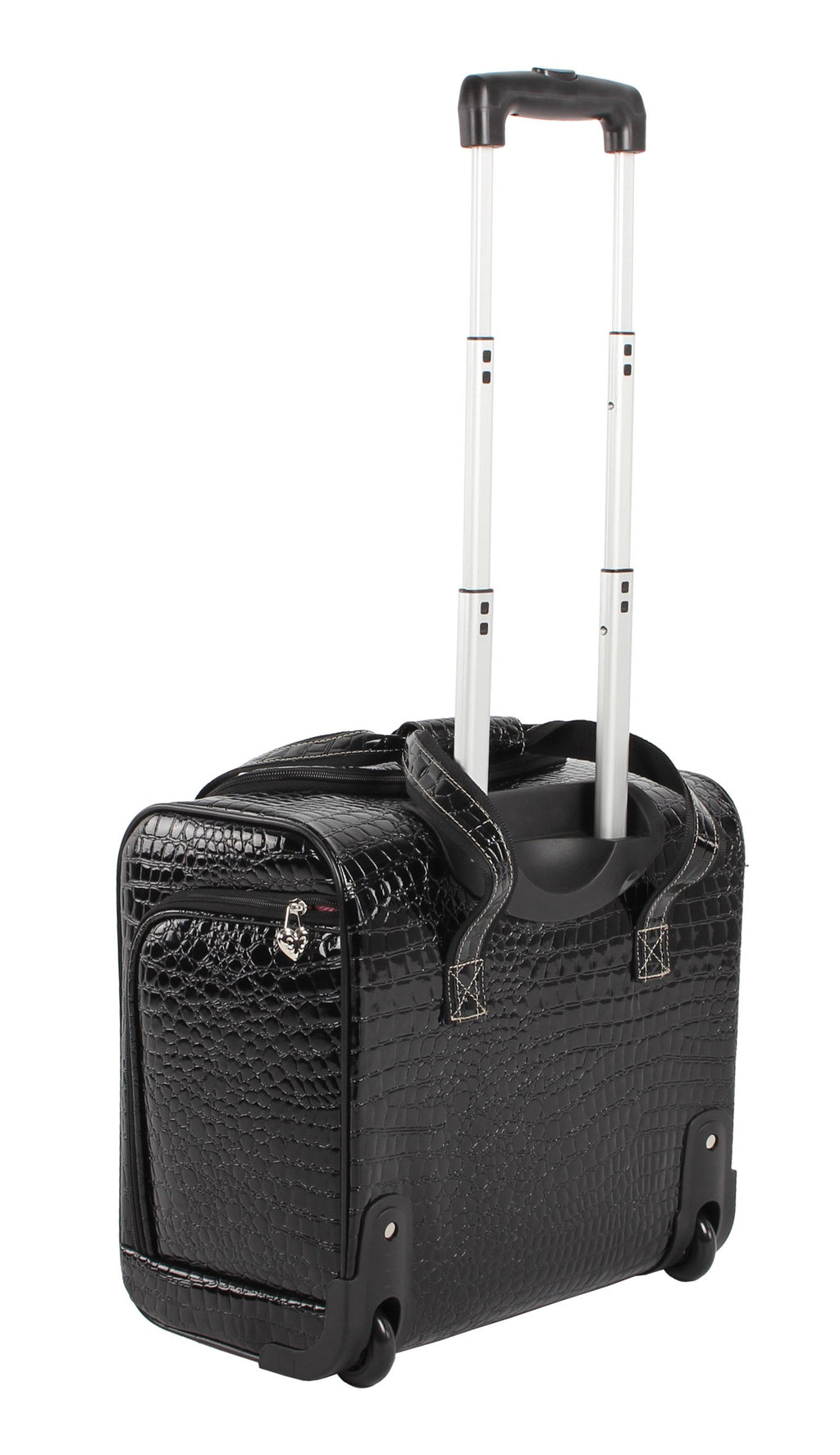 15 Inch Black PVC Underseat Luggage P35365