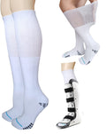 Knee High Sock Liner for Orthopedic Walking Boots Q993736