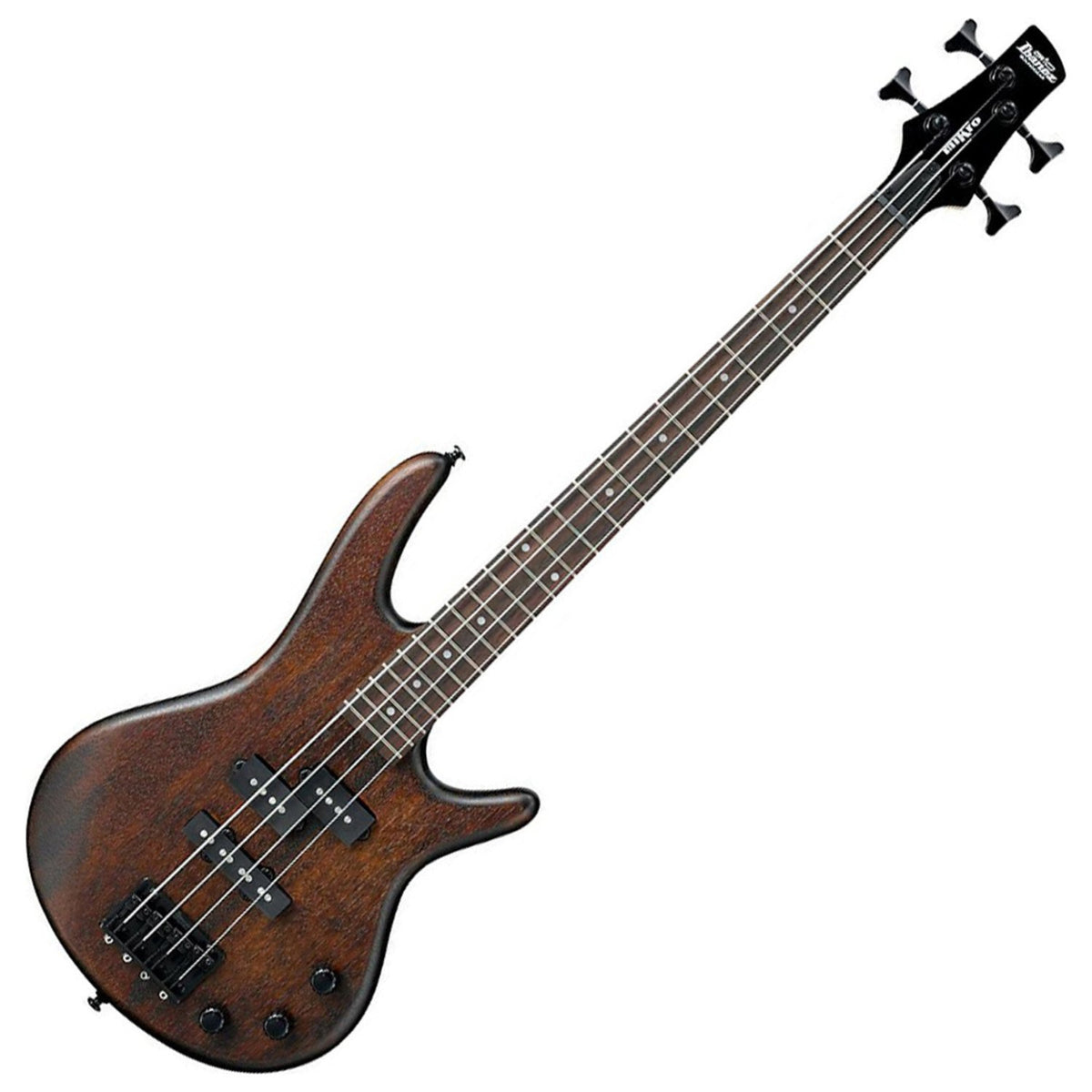 4 String Bass Guitar and Black Guitar Strap Q23223