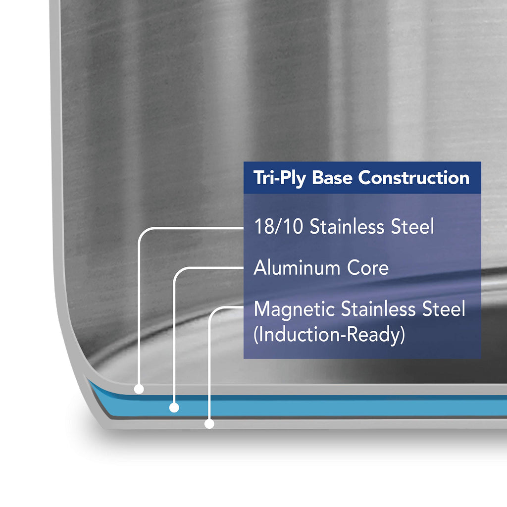 Stainless Steel 12-Quart Stock Pot with Lid V31007