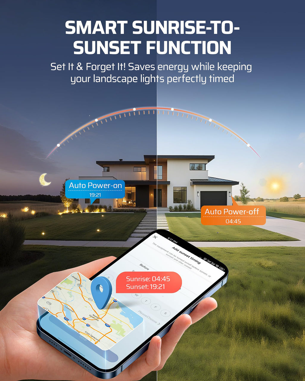 300W WiFi Low Voltage Landscape Transformer J937
