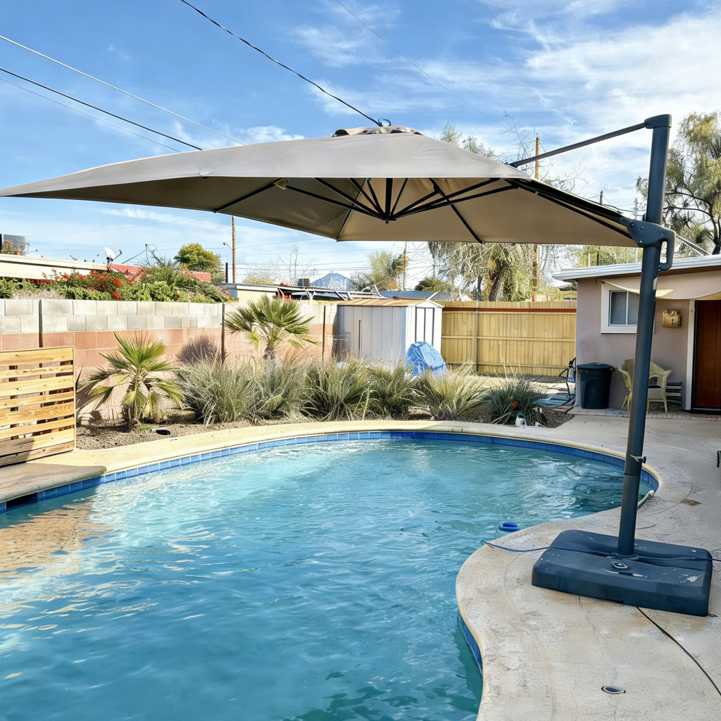 10' x 13' Cantilever Umbrella with Base E339267