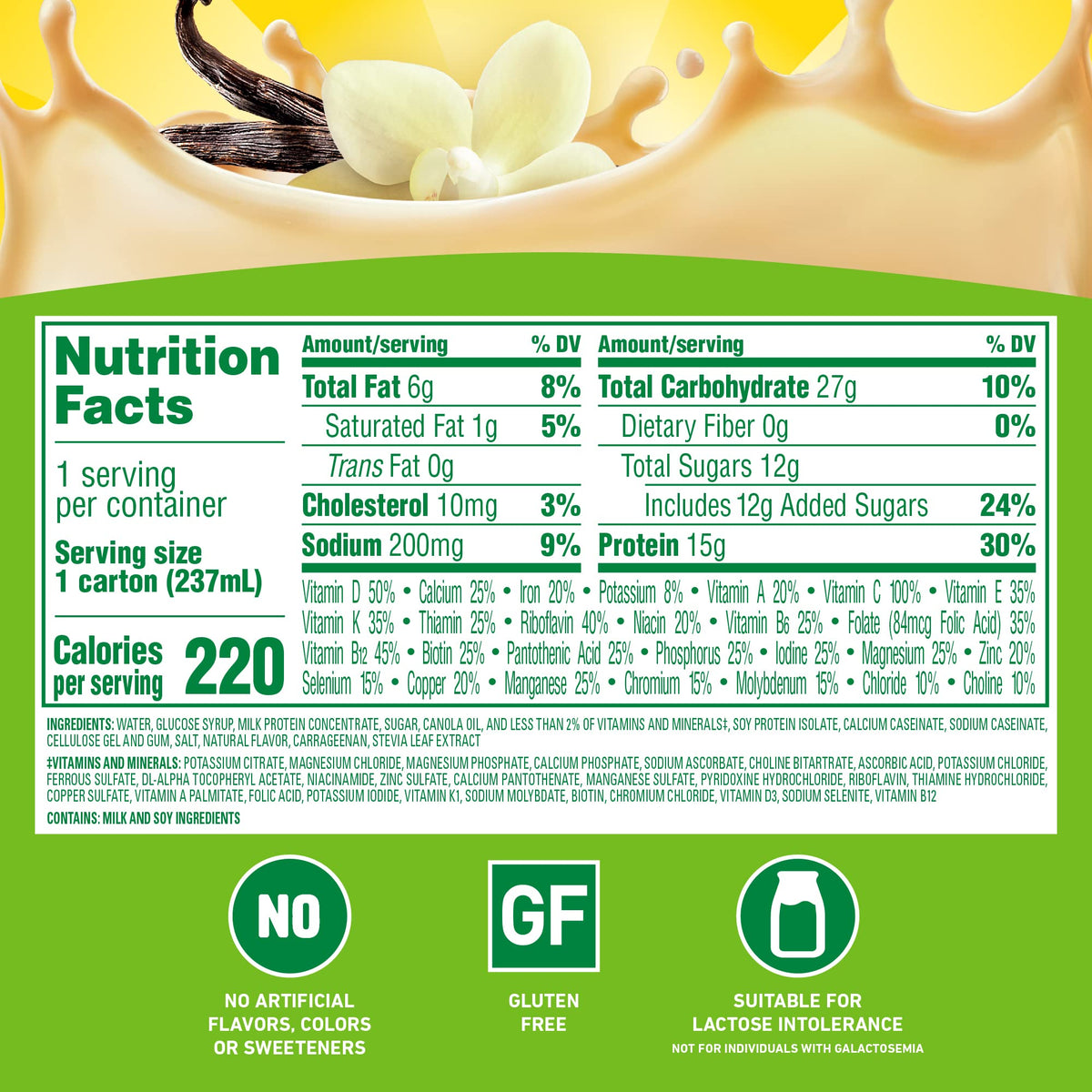 Vanilla High Protein Ready-to-Drink 24 pk C49754