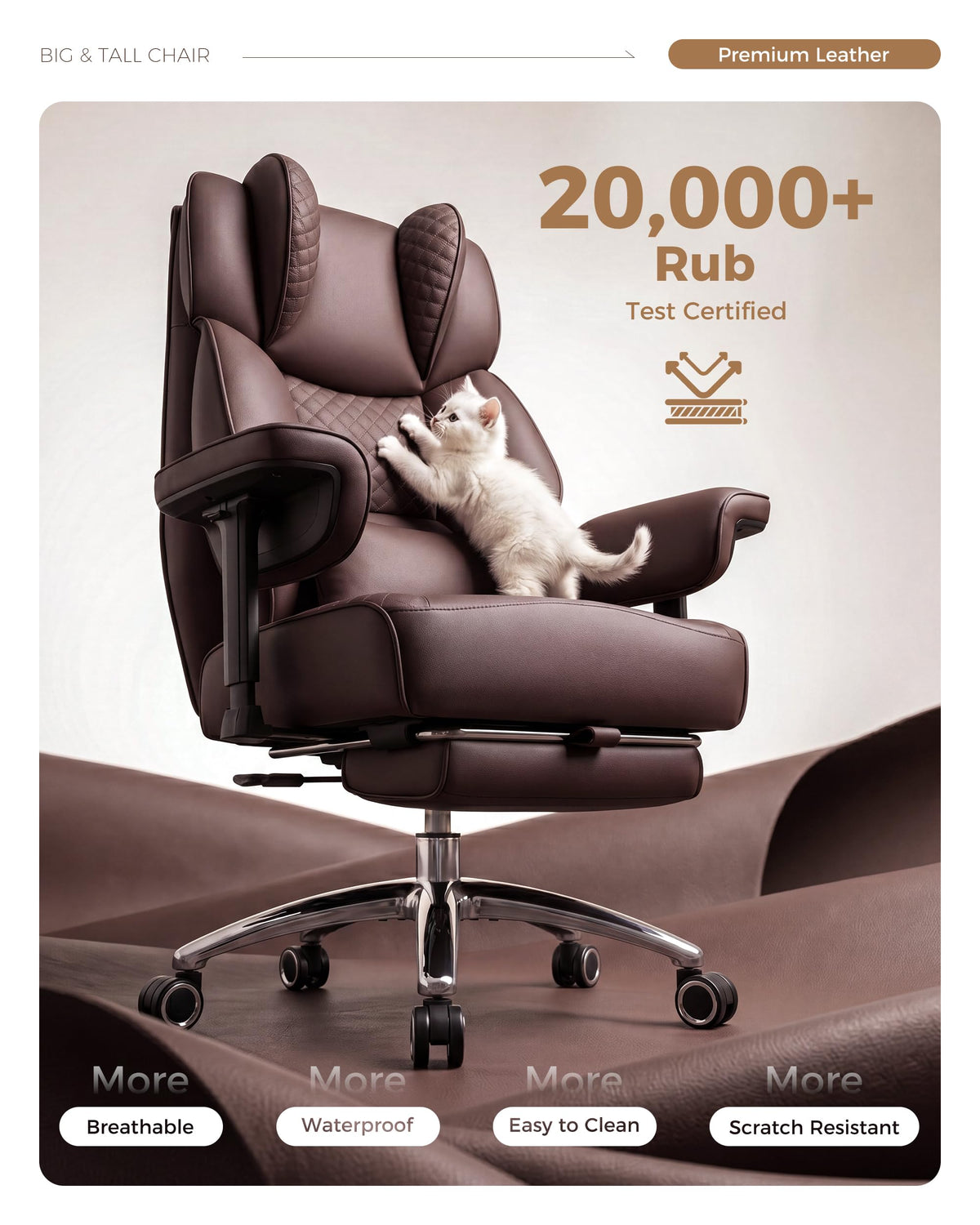 Big and Tall Ergonomic Office Chair L116