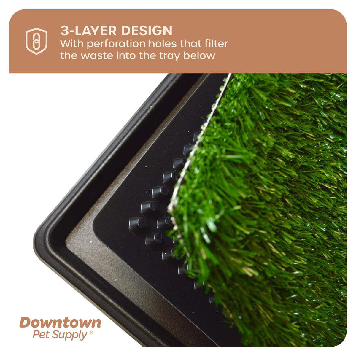 Dog Grass Pad with Tray 20 x 25 B87869