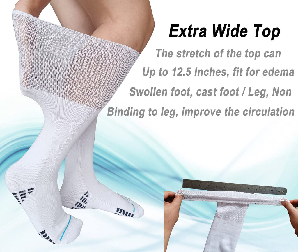 Knee High Sock Liner for Orthopedic Walking Boots Q993736