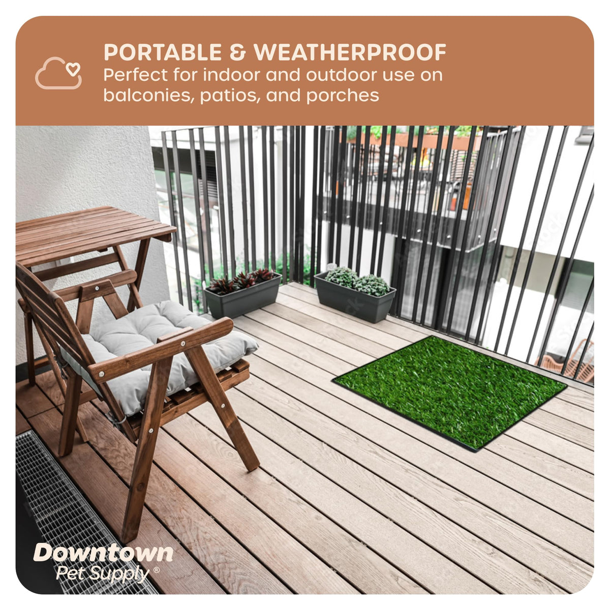 Dog Grass Pad with Tray 20 x 25 B87869