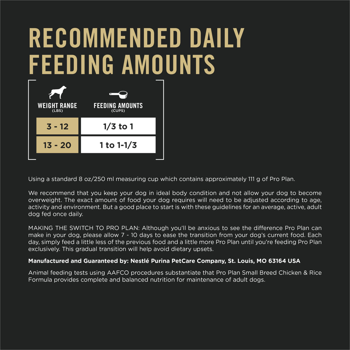 Chicken & Rice Small Breed Dry Dog Food G240