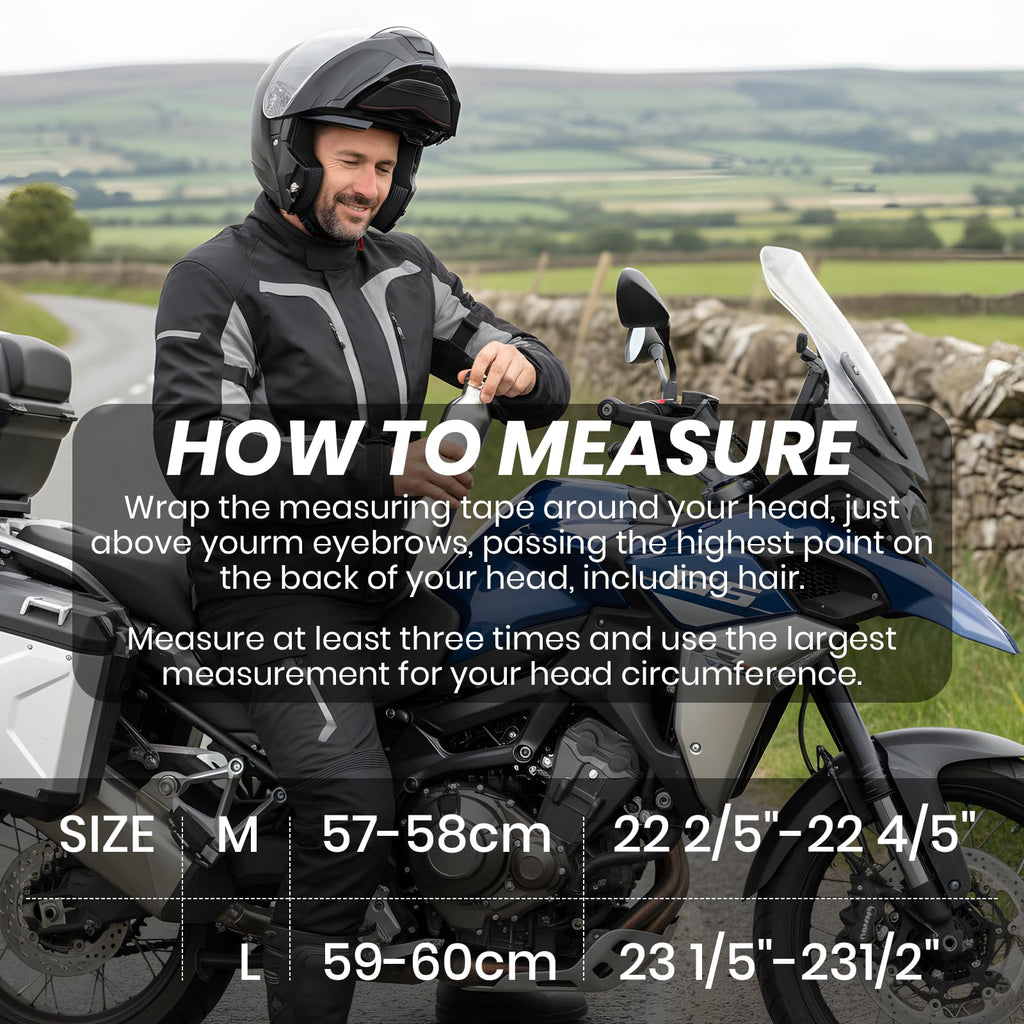 Modular Flip Up Motorcycle Helmet with Dual Visor D3989