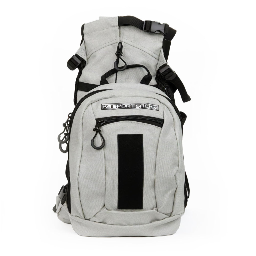 Small Light Grey Backpack-Style Dog Carrier U316290