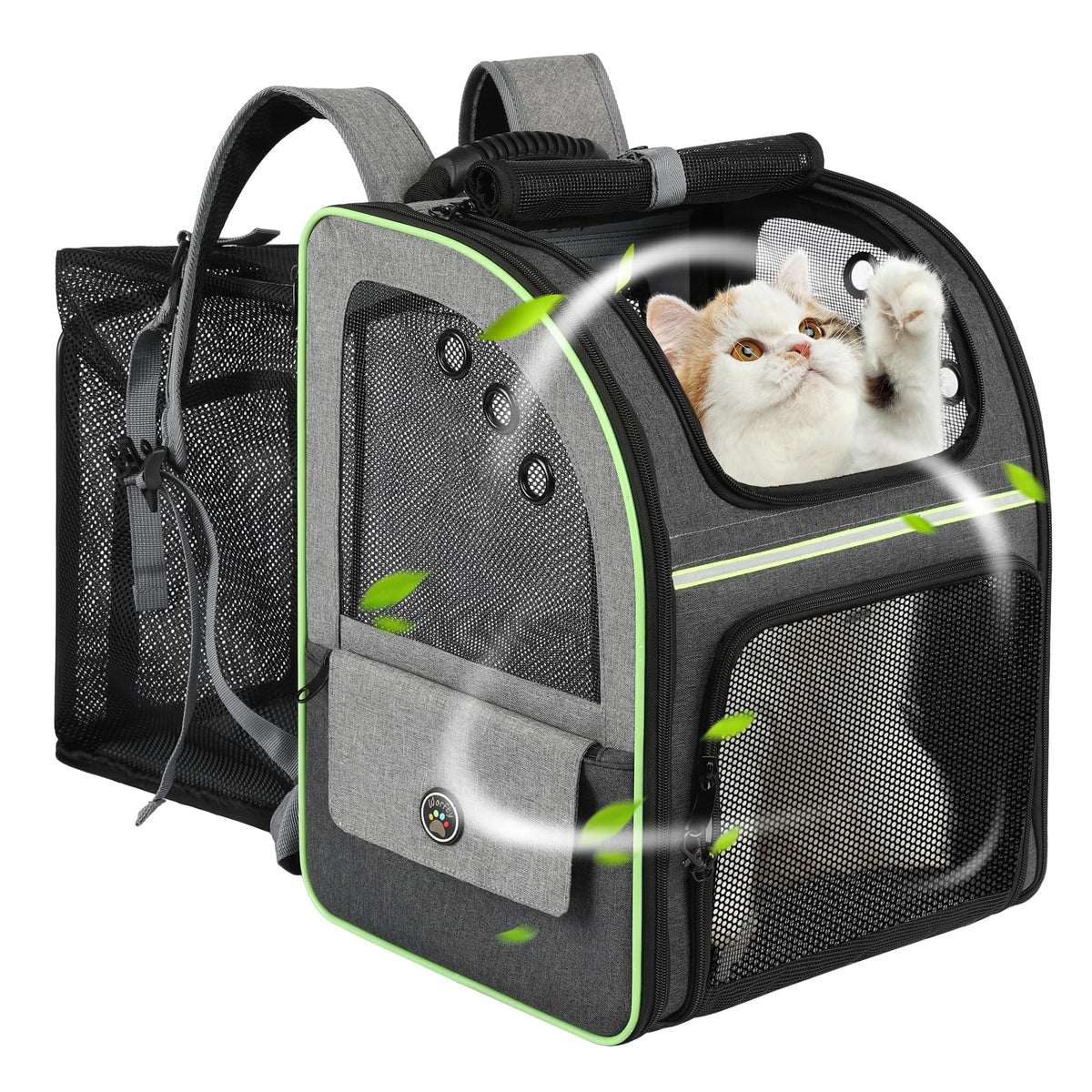 Large Soft Expandable Cat Carrier Backpack E634515