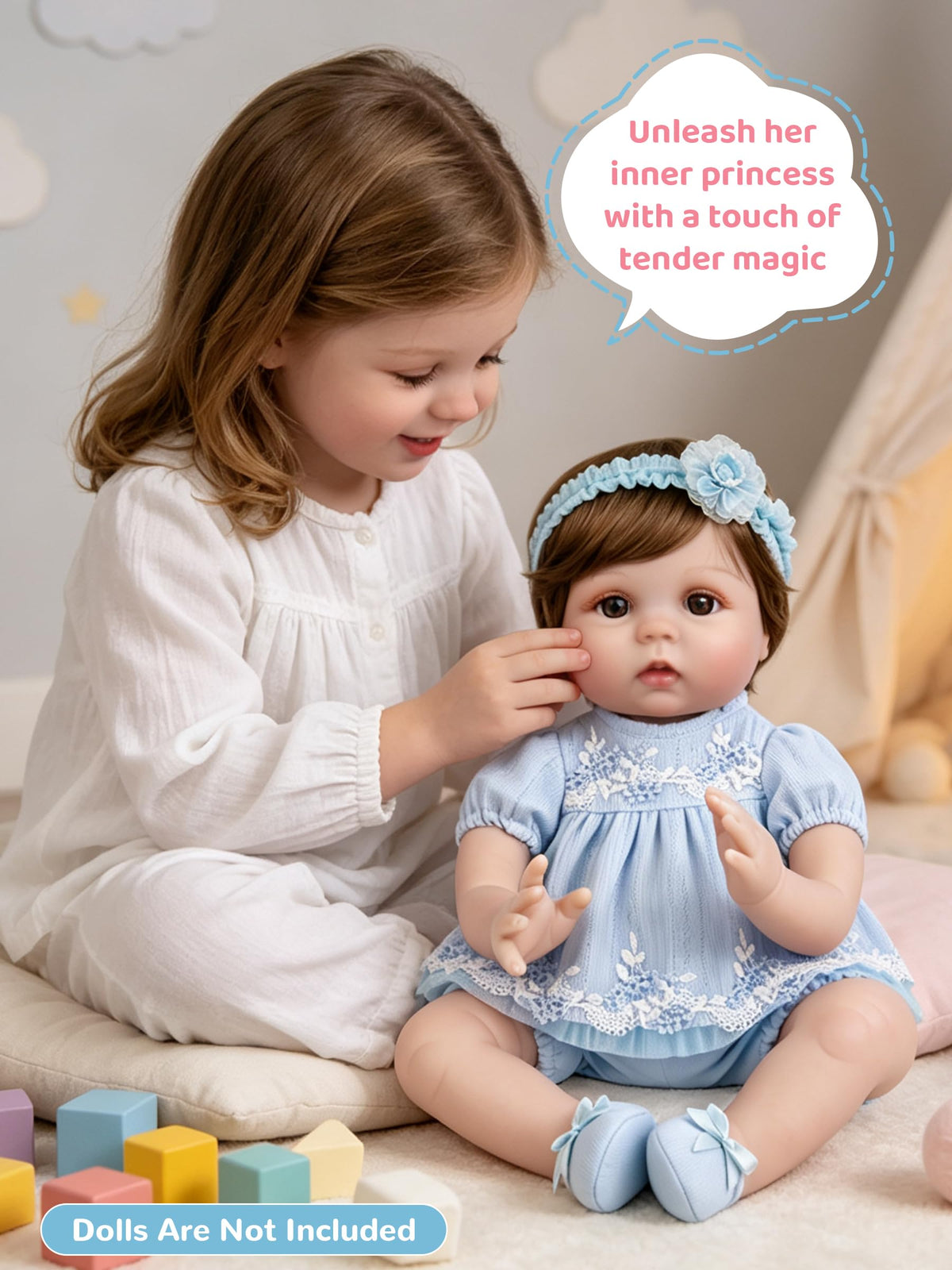 Blue Baby Doll Clothes 17-20 Inches R11977