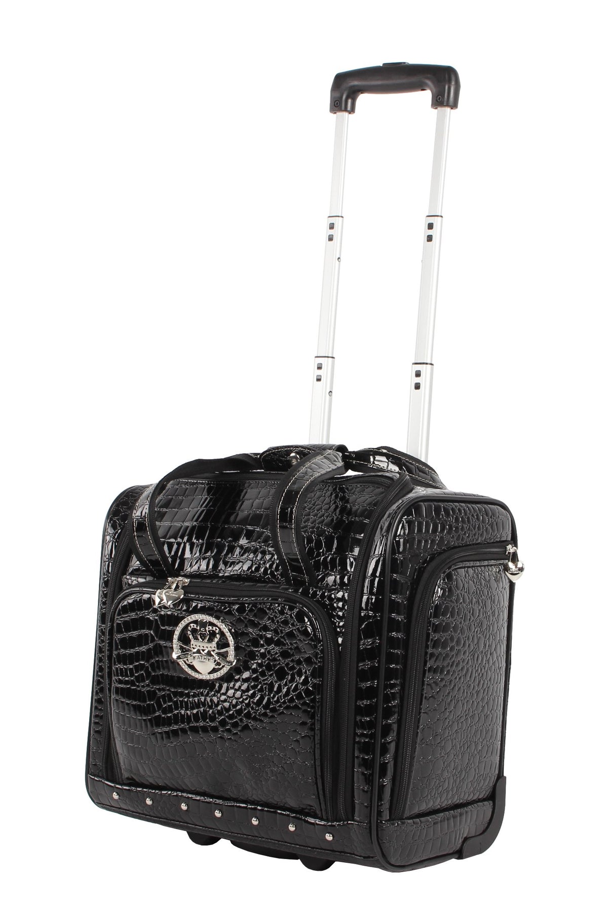 15 Inch Black PVC Underseat Luggage P35365