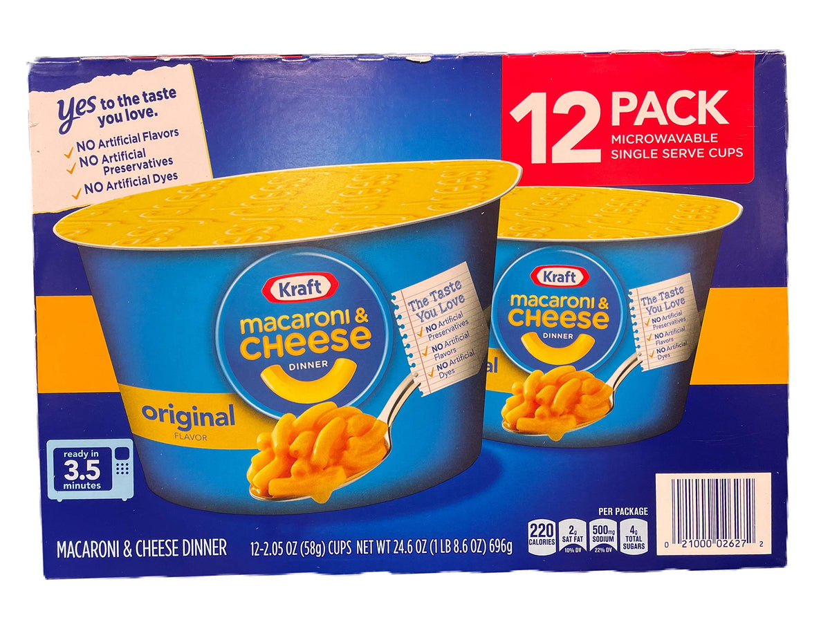 Macaroni & Cheese Dinner 12 Pack Single Serve Cups H41422