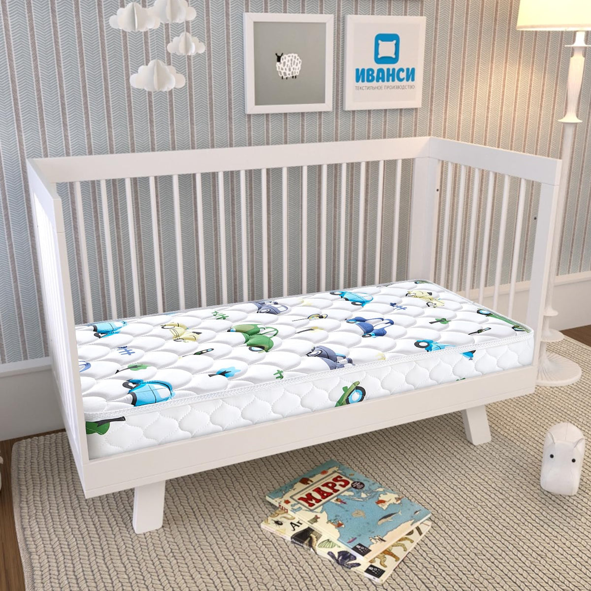 Foam Baby Crib & Toddler Mattress, 52" x 27.6" x 5" M49635