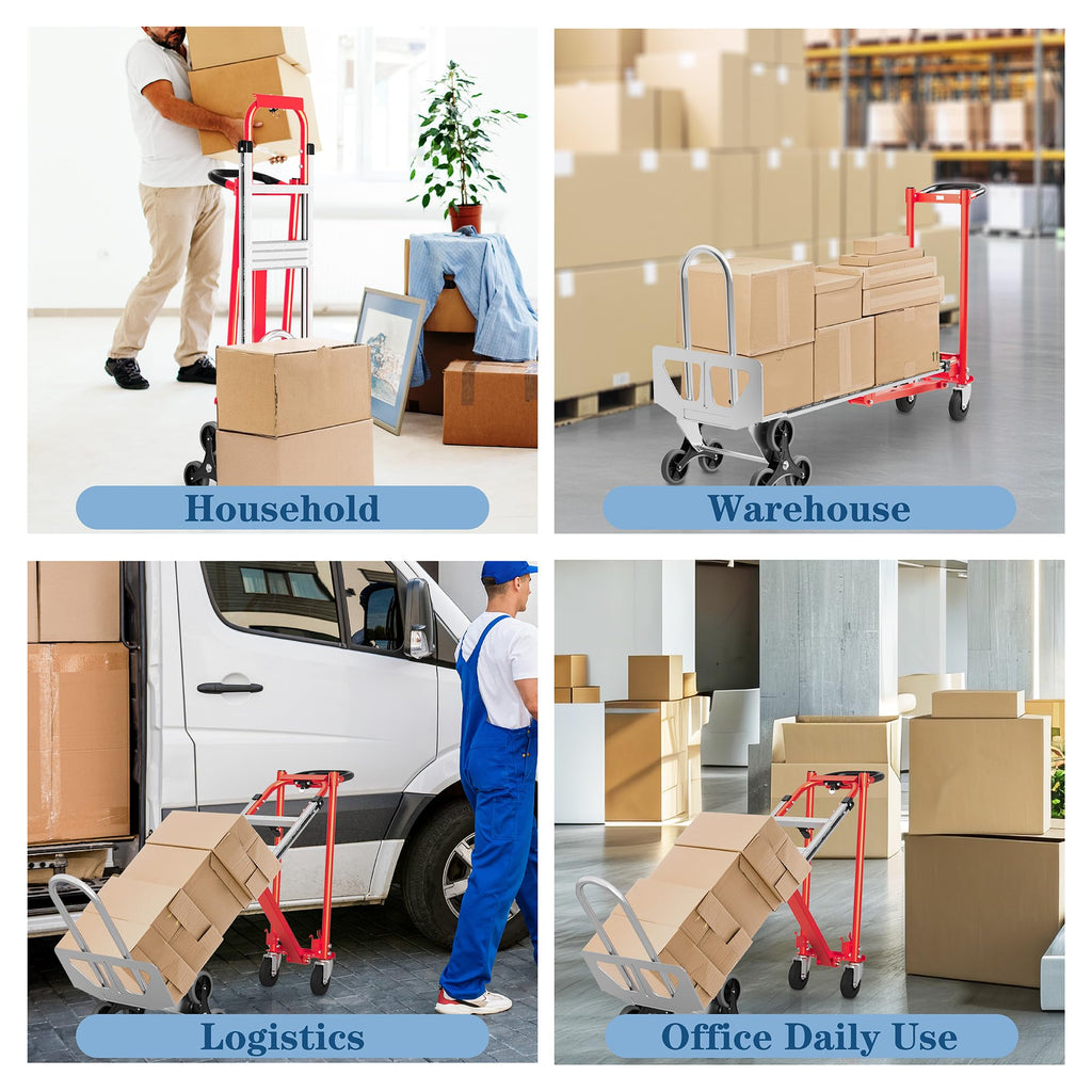 1000 lb Aluminum Steel Convertible Hand Truck I45291