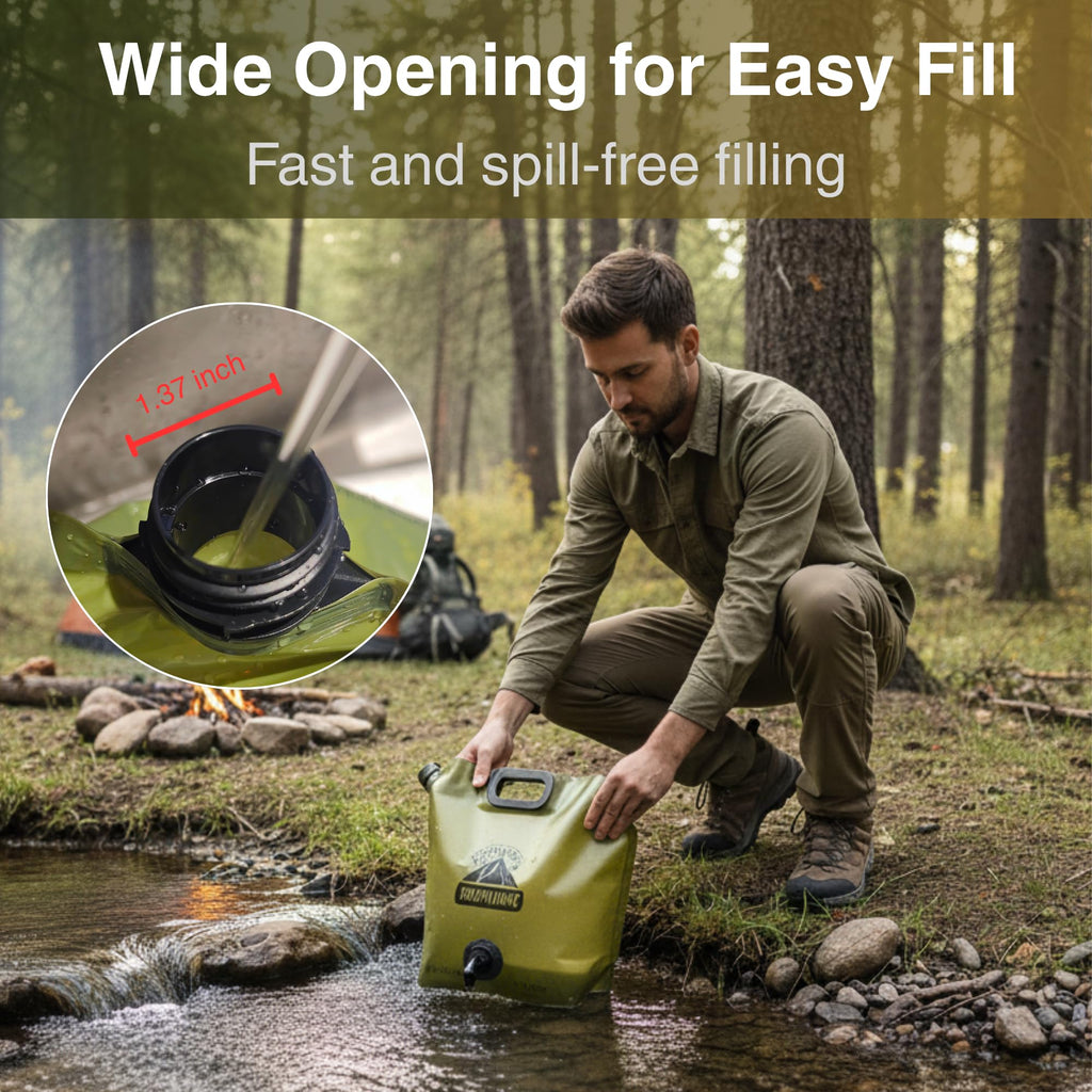 2 Gallon Collapsible Water Container with Spout N142