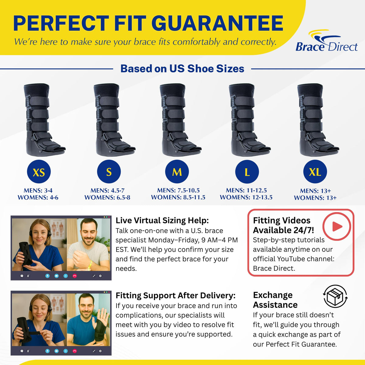 Tall CAM Walking Boot H4242