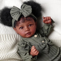 20 Inch Black Lifelike Baby Girl Doll R7831