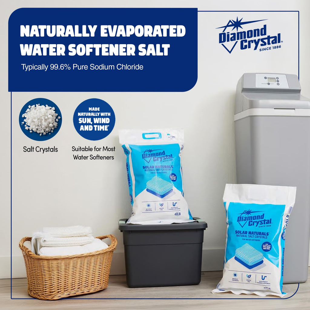 6 Pack Water Softener Salt, 40 lbs V5556