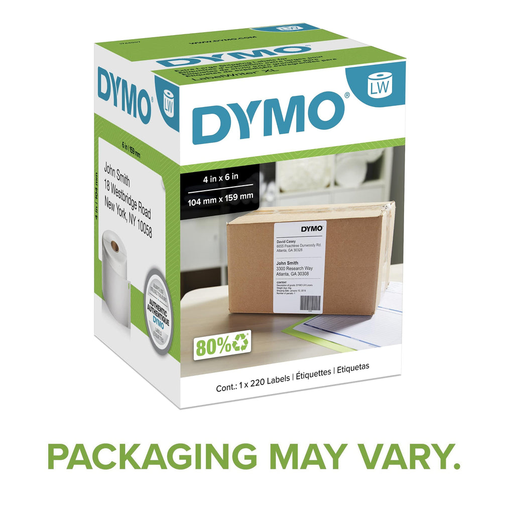 Extra-Large White Shipping Labels, 1 Roll of 220 E422